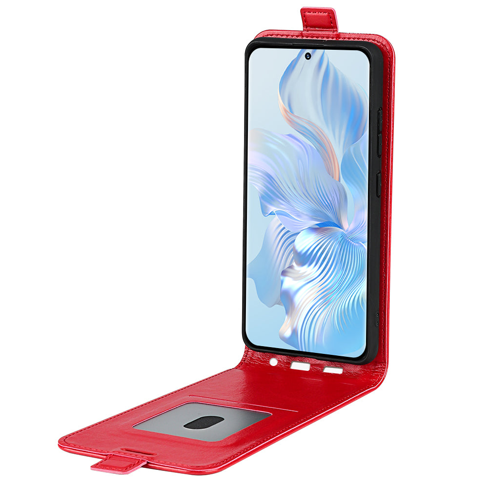 For Honor 80 5G Crazy Horse Texture PU Leather Card Slot Case Dual Magnetic Clasp Vertical Flip Phone Cover For Honor 80 5G Crazy Horse Texture PU Leather Card Slot Case Dual Magnetic Clasp Vertical Flip Phone Cover